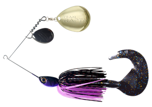 Open image in slideshow, Talon Series Spinnerbait - Purple &amp; Black
