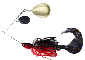 Open image in slideshow, Talon Series Spinnerbait - Red &amp; Black
