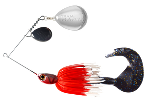 Open image in slideshow, Talon Series Spinnerbait - Red &amp; White
